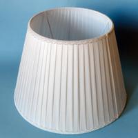 Paralume grande Cono Stoffa Plissettata