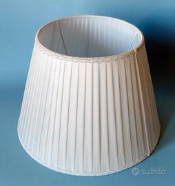 Paralume grande Cono Stoffa Plissettata