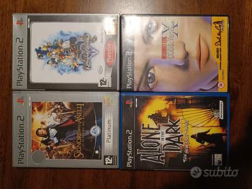 Lotto giochi PS2 (Kingdom Hearts, Resident Evil)