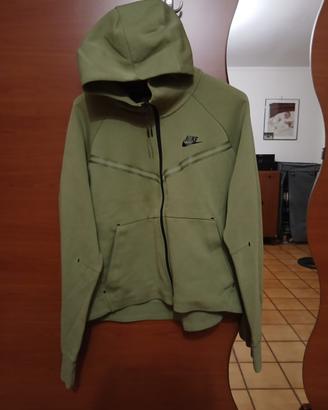 felpa nike tech fleece verde oliva