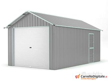 Capanno container box 360x762cm grigio chiaro