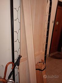 letto con branda e doghe in legno struttura frassi