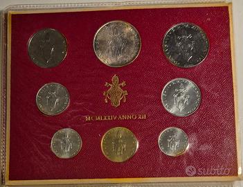 Serie Divisionale Vaticano 1974  (Anno XII)