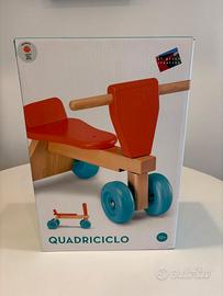 GIOCO CREATIVO Quadriciclo Primi Passi in Legno