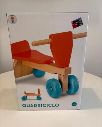 GIOCO CREATIVO Quadriciclo Primi Passi in Legno