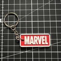 Portachiavi Logo Marvel Rosso bianco