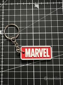 Portachiavi Logo Marvel Rosso bianco