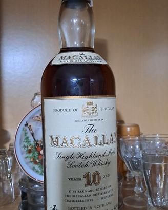 Macallan 10 scotch whisky