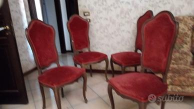 Set 4 sedie stile Luigi Filippo