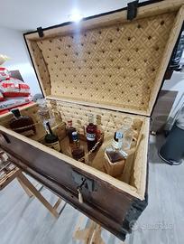 Antico Baule Forziere XIX Secolo Arredamento Bar