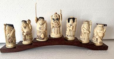 Statuette I Sette saggi della buona Fortuna