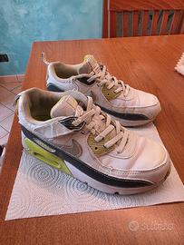 Nike Air Max 90 EasyOn LTR (GS) - 35 Bianco