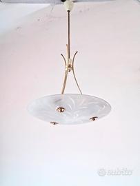 Lampadario deco anni 60