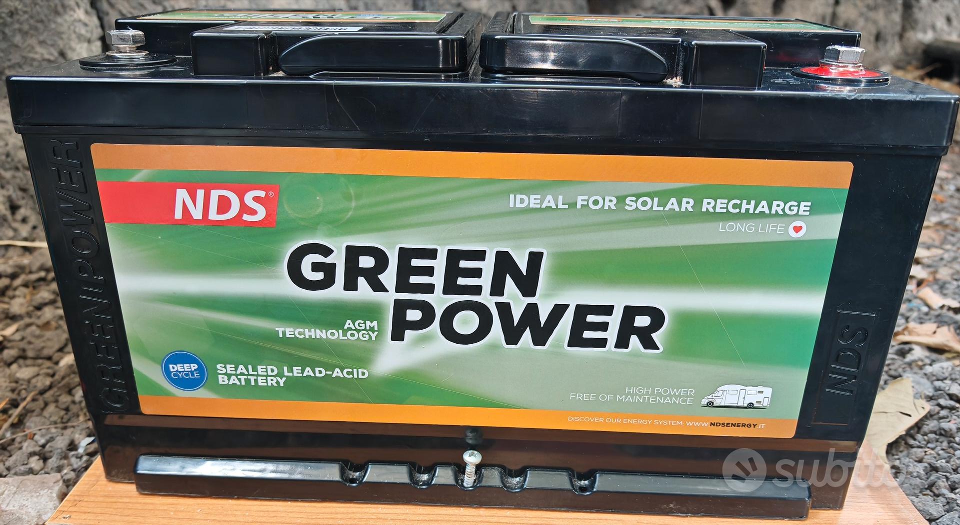 BATTERIA SERVIZI - NDS GREEN POWER GP100B 12V-100A - Accessori