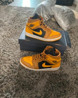 💛 Air Jordan 1 Mid - 40.5 - Giallo/ black 💛