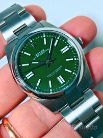 Rolex OP 41 verde foresta 124300 like new 2025 