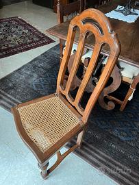 Sedie in legno paglia di Vienna