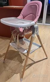 Foppapedretti Bonito Seggiolone 2 in 1 Rosa