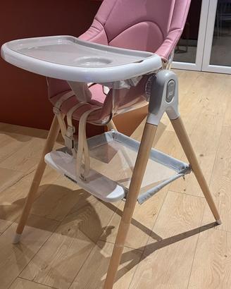 Foppapedretti Bonito Seggiolone 2 in 1 Rosa