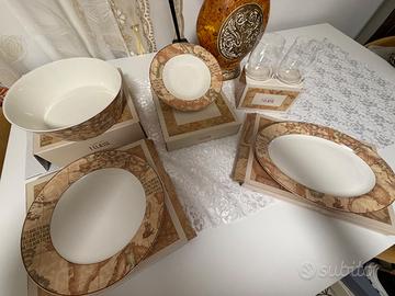 Set piatti bicchieri Alviero Martini prima classe