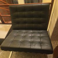 Poltrona in vera pelle