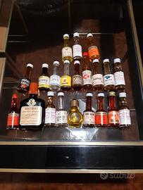 Collezione stock lotto bottigliette liquori amari