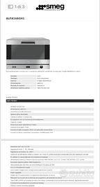 Forno Elettr SMEG mod ALFA144GH1