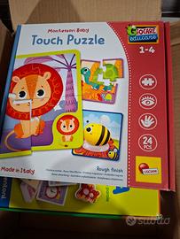 4 puzzle per bambini 