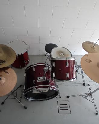 Batteria acustica completa