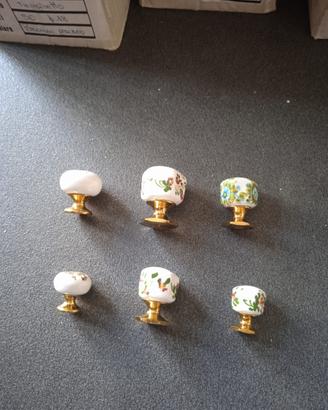 Pomelli ceramica decorati a mano