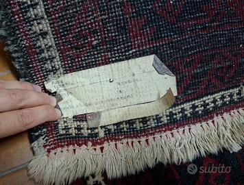 Tappeto orientale 100% lana 110x210 cm