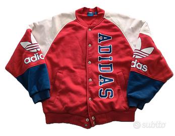 Felpa Adidas Originals Rossa - Tg M Unisex Ottime