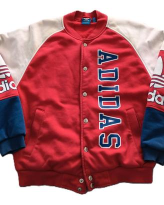 Felpa Adidas Originals Rossa - Tg M Unisex Ottime