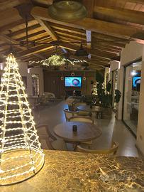 Albero di Natale in ferro con luci LED – design