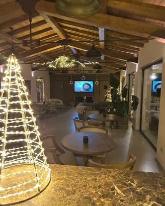 Albero di Natale in ferro con luci LED – design