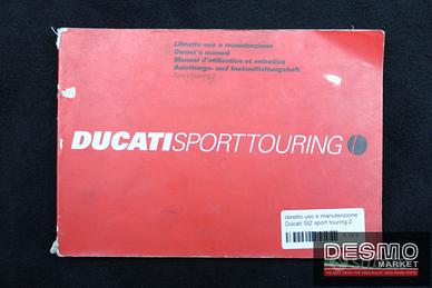 libretto uso e manutenzione Ducati St2 sport touri