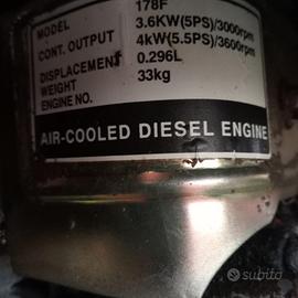 Motozappa diesel