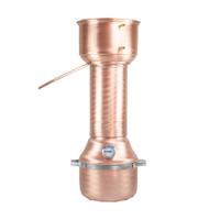 Alambicco 15 litri modello a fungo con colonna