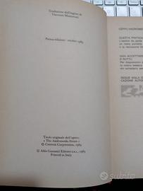 Andromeda di Michael Crichton prima edizione 1969
