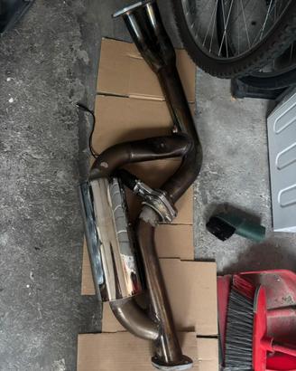 Collettore scarico con valvola bmw e46 318ci 143cv