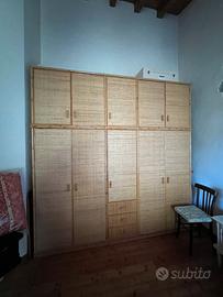 Armadio grande Midollino e Bambu