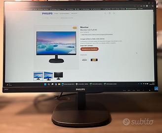 Monitor Philips 243V 24 Pollici