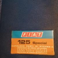 Manuale tecnico officina ricambi FIAT 125 SPECIAL