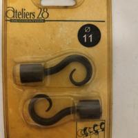 Terminale finale per bastone tenda Ateliers 28