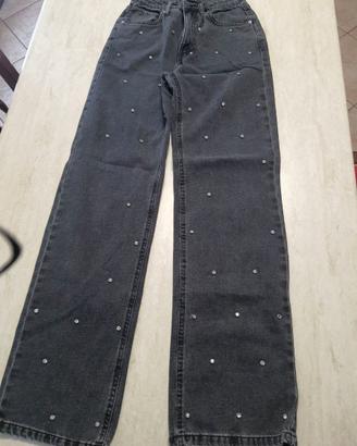 Jeans in denim calliope tg xs. Cotone 100%