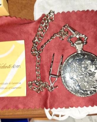 Orologio da taschino argento stile 800