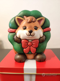 Thun volpe Grace con ghirlanda e scatola di latta