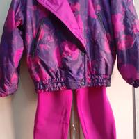 giacca e pantaloni donna da montagna vintage