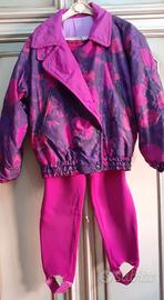 giacca e pantaloni donna da montagna vintage