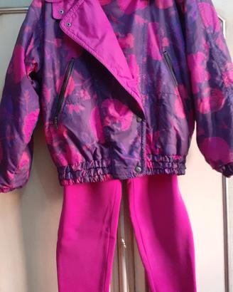 giacca e pantaloni donna da montagna vintage